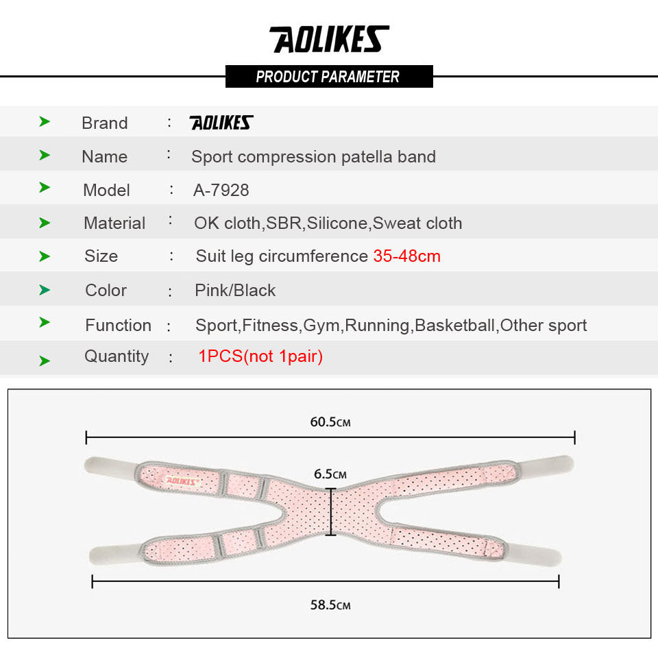 Support Genou Sport — Protection Tendons & Récupération