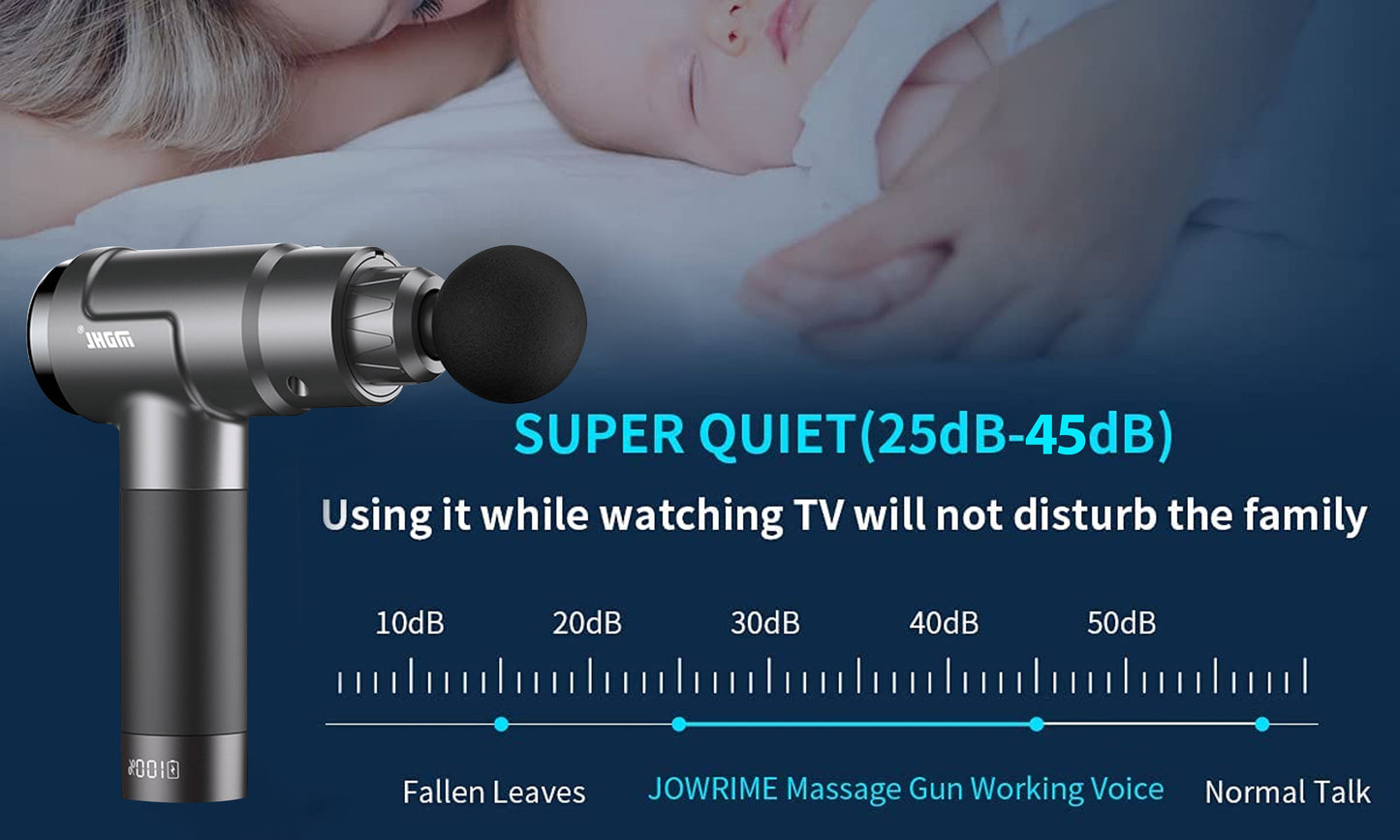 Mini Pistolet Massage Portable — Récupération Musculaire Sans Fil