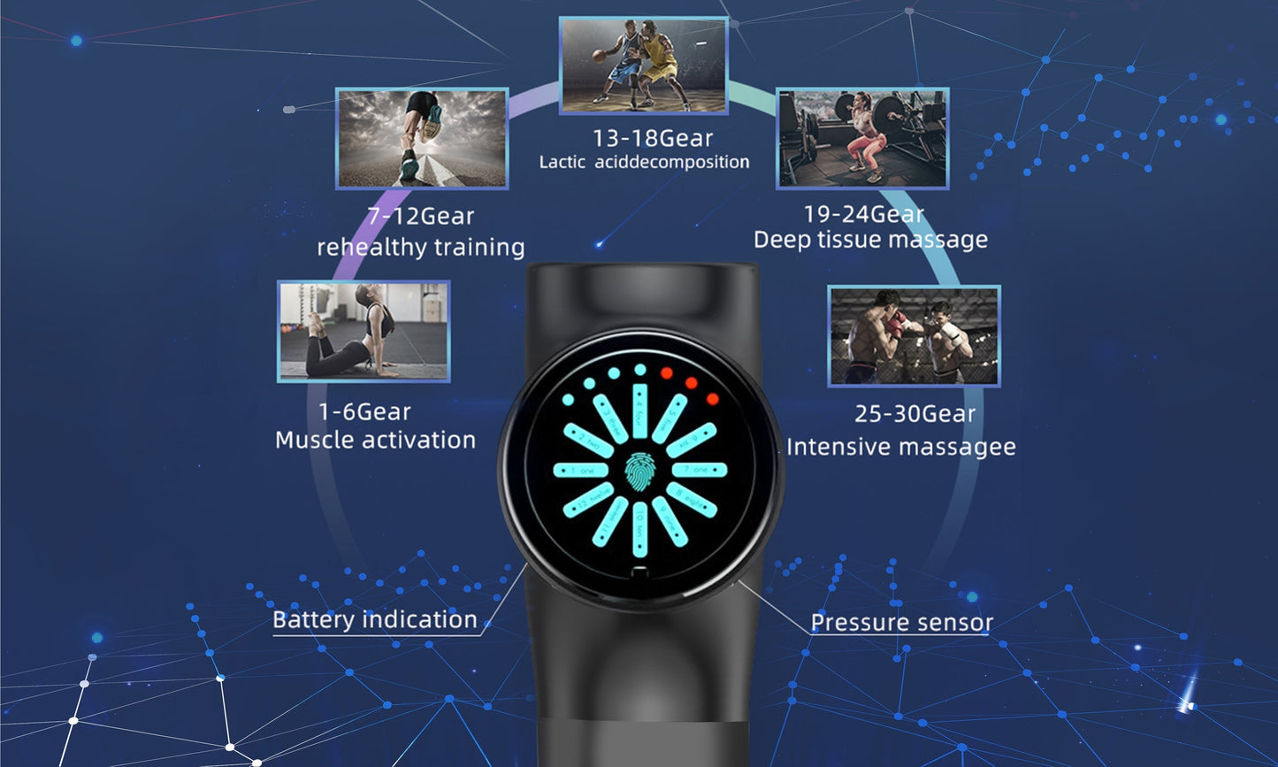 Mini Pistolet Massage Portable — Récupération Musculaire Sans Fil